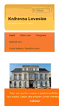 Mobile Screenshot of knihovna.lovosice.com