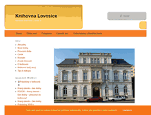 Tablet Screenshot of knihovna.lovosice.com